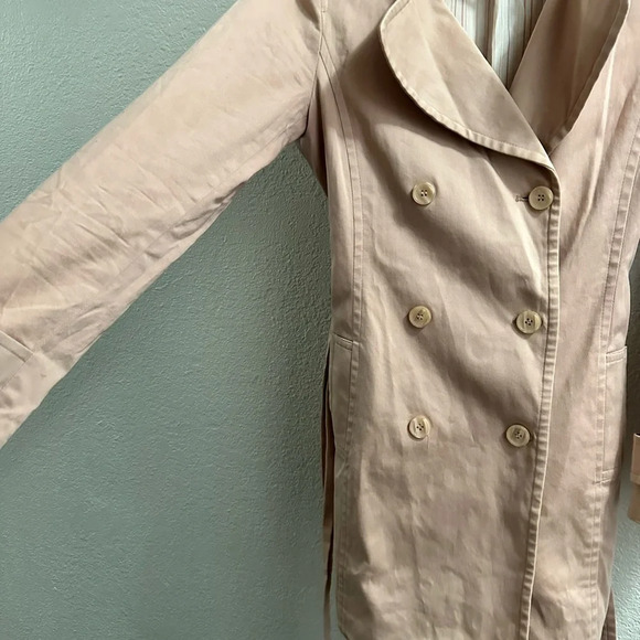 SPRING PRICE DROP! Zara basics trench coat size M - Picture 4 of 7